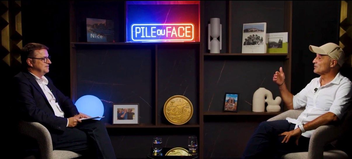 Sur le plateau de Pile ou Face avec Denis Carreaux